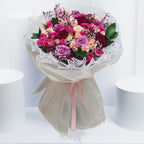 Crimson and Lilac Delight
