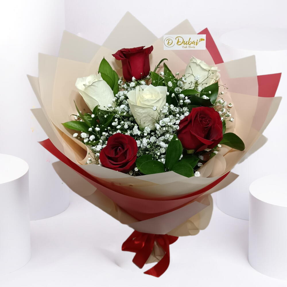 White Red Rose With Love