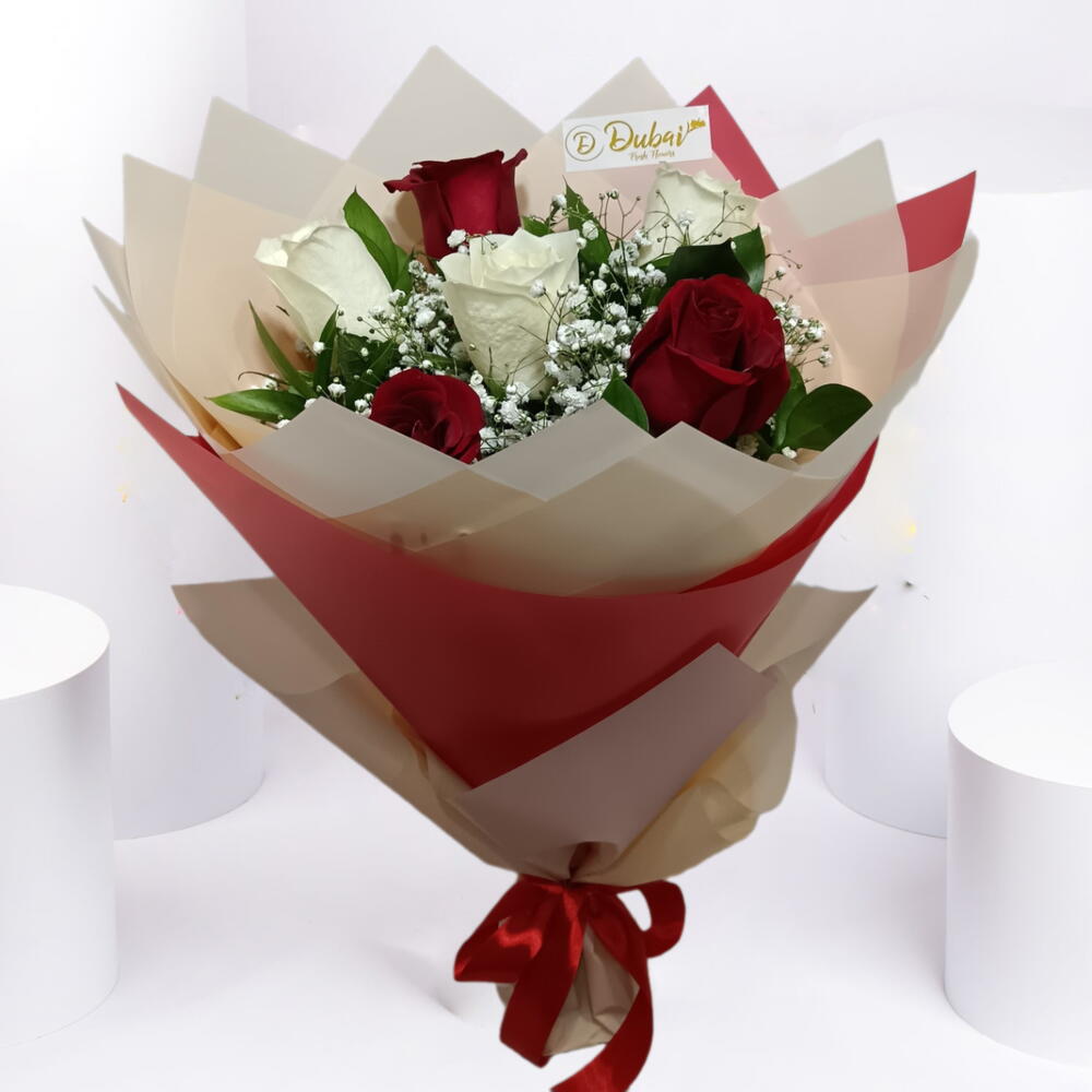 White Red Rose With Love