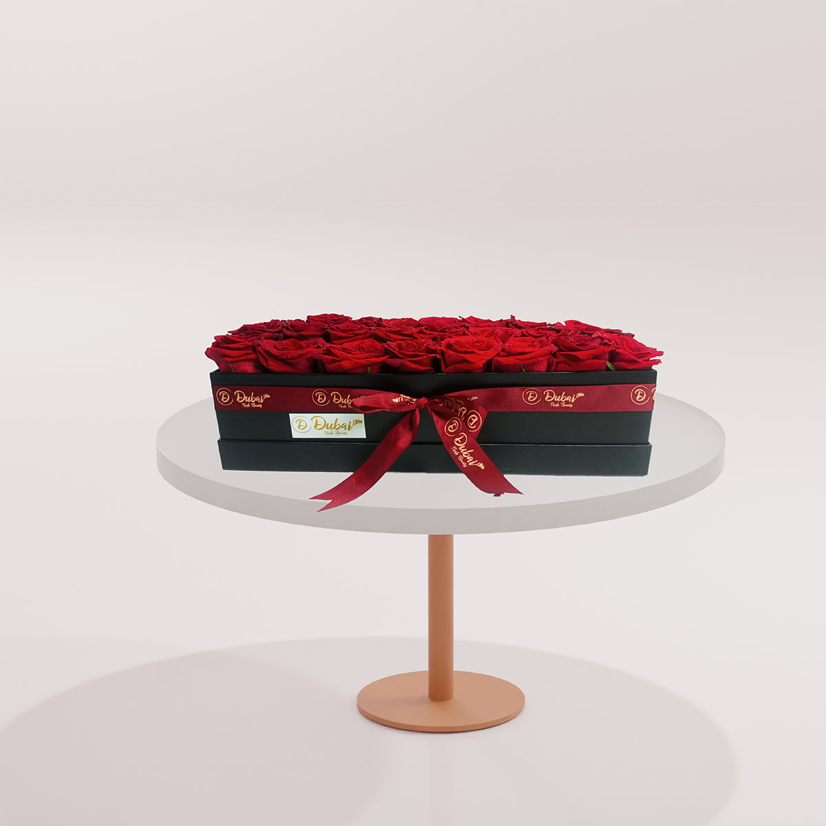 24 Red Rose Flower Box