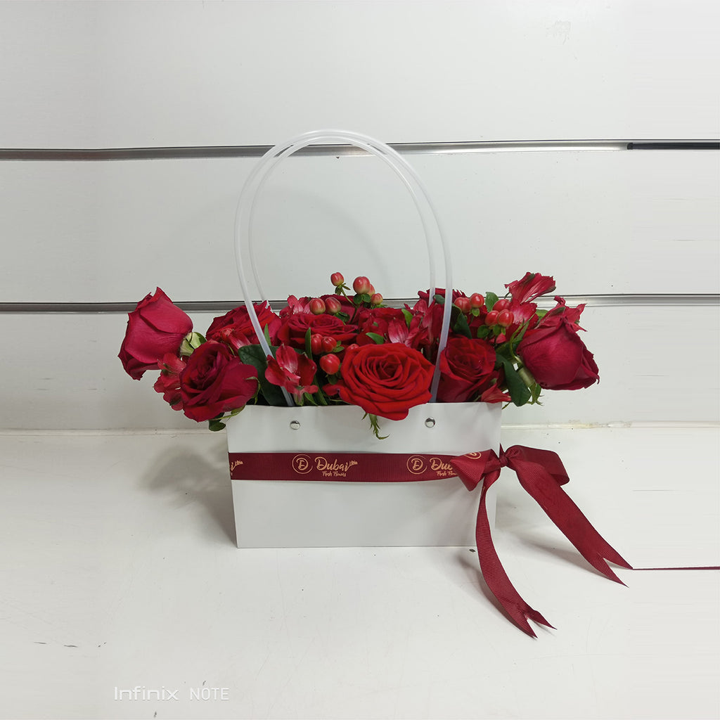 Valentine's Day Special Red Rose Basket