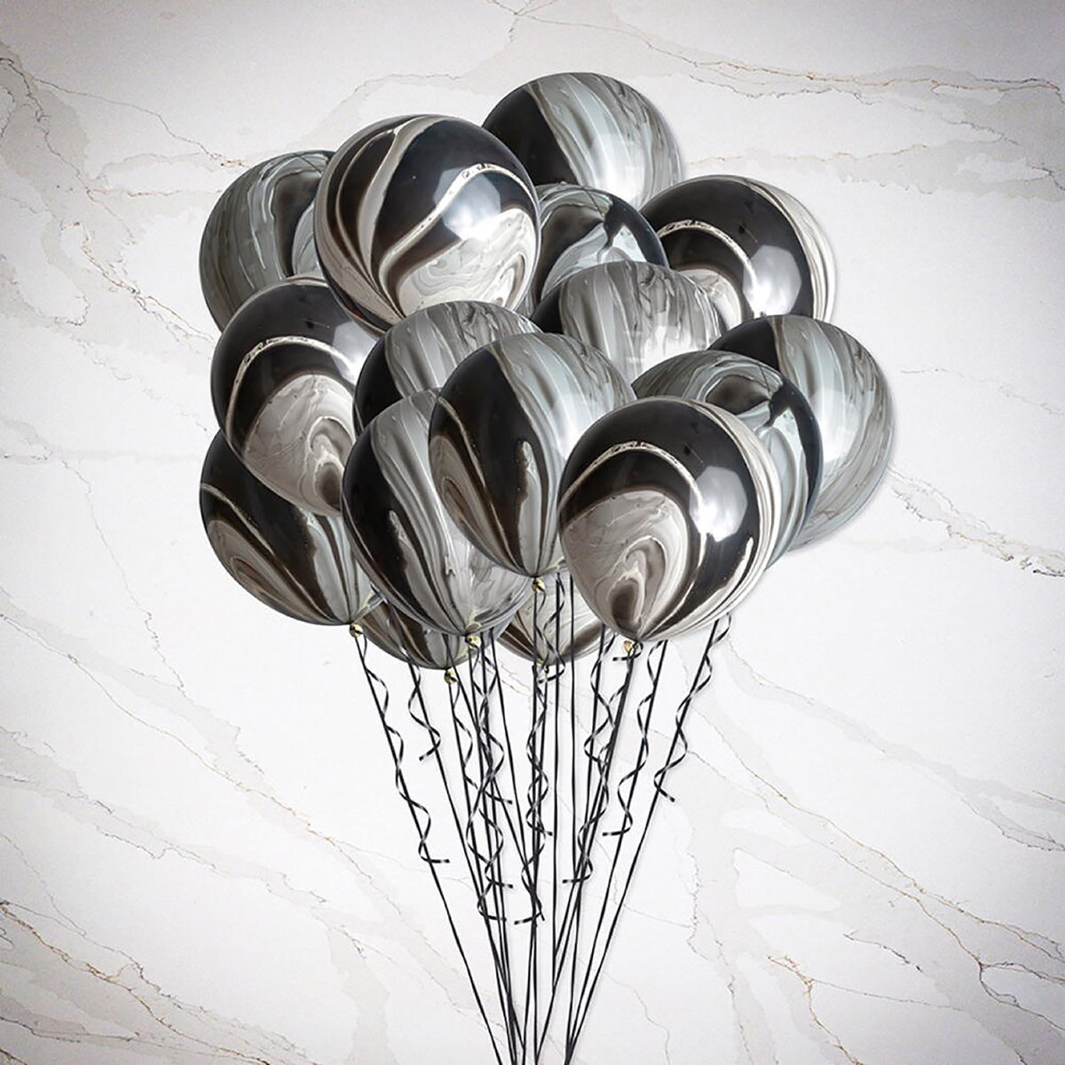 21 Marble Design Balloons