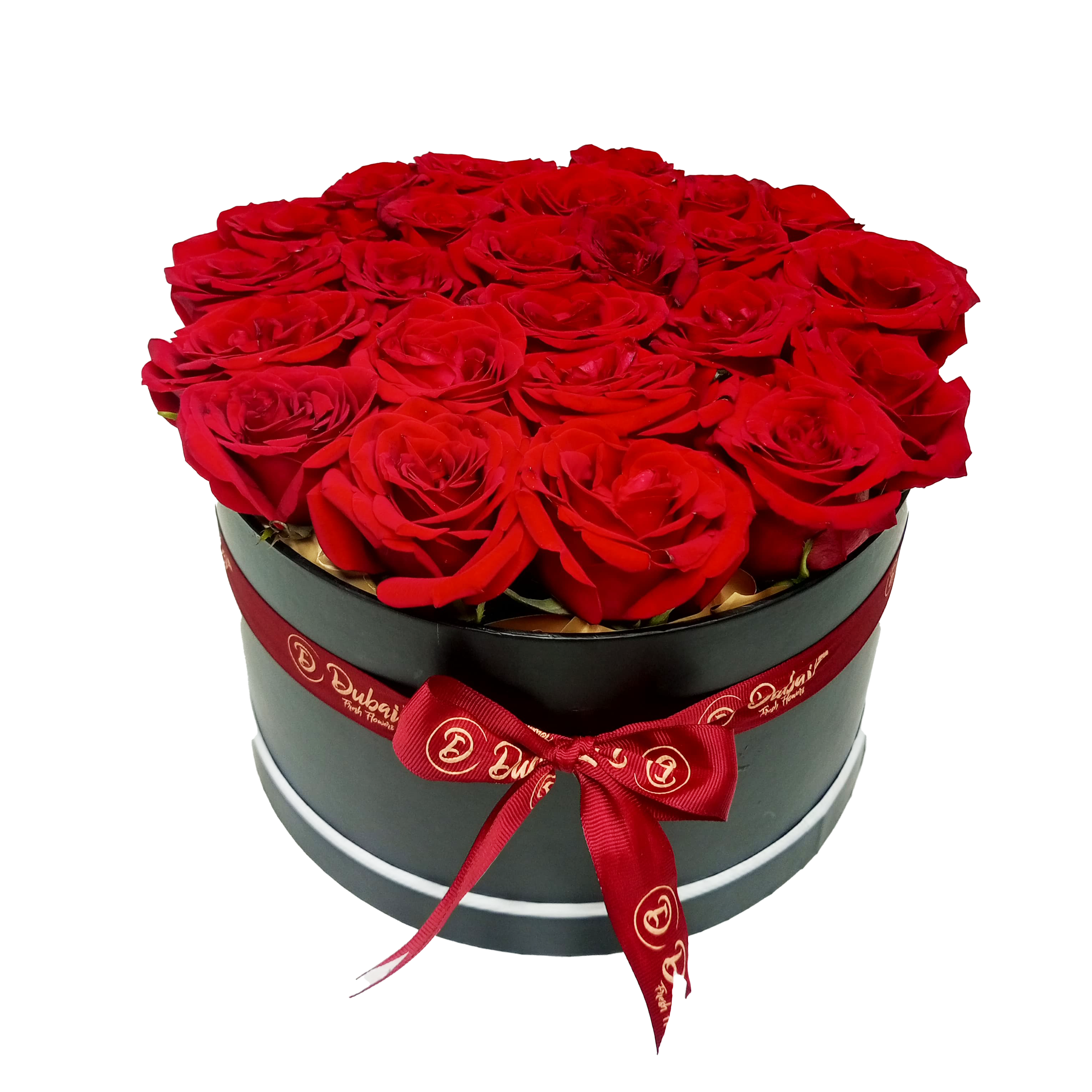 25 Red Roses in Box