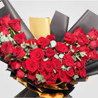 45 Red Roses Flower Bouquet