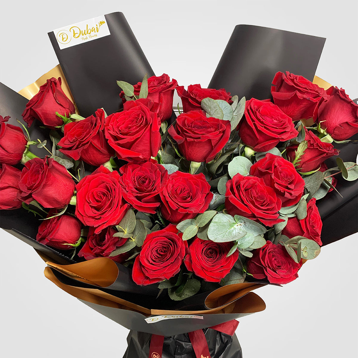 20 Red Rose Flower Bouquet