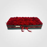 60 Red Rose flower box