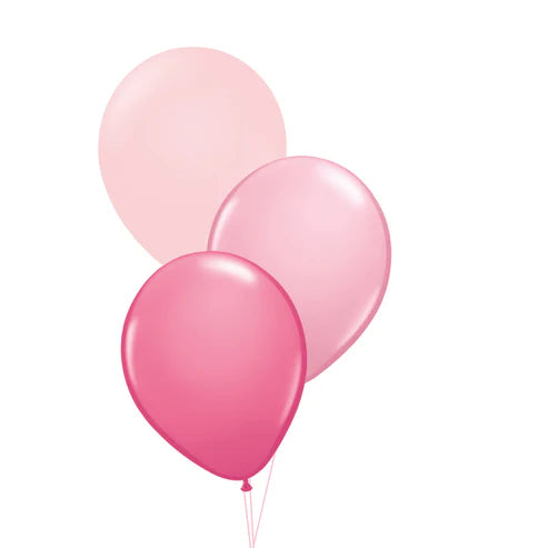 3 Latex Table Centerpiece, Pink Collection