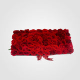 60 Red Rose flower box