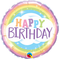 Birthday Rainbow Single Foil Balloon
