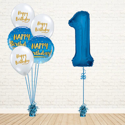  Classic Any Blue Number Birthday Set