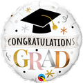 Congratulations Grad Rose Gold Single Foil Balloon