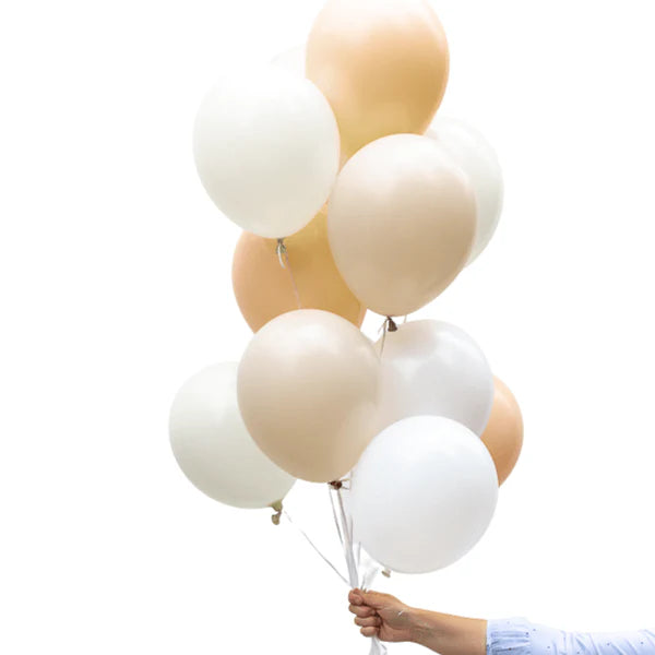Cotton Cream Balloon Mix (11 Pieces)