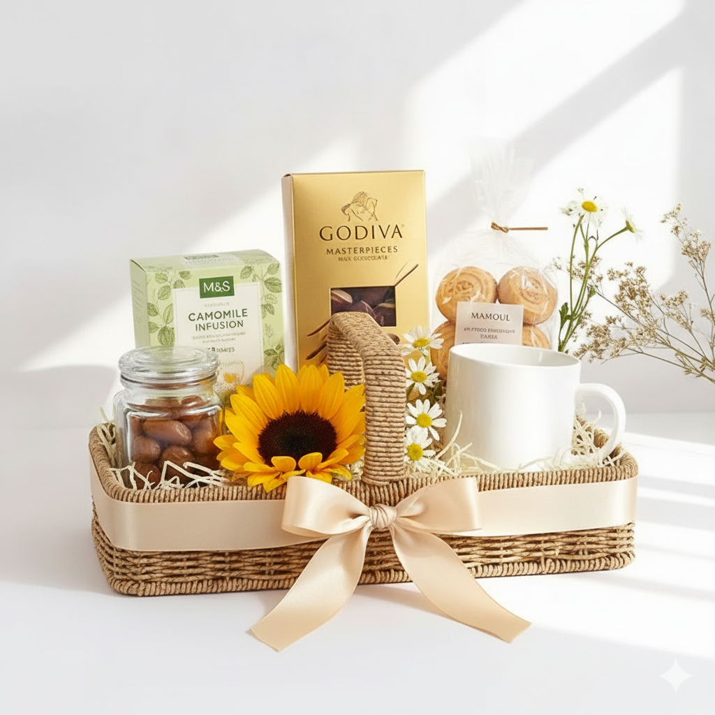 Cozy Moments Tea & Chocolate Delight Basket