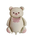 Cute Matte Bow Teddy Bear Foil Balloon 2