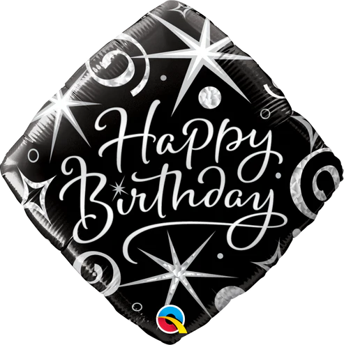 Elegant Birthday Single Foil Balloon