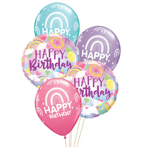 Fantastical Fun Birthday Balloon Floor Bouquet