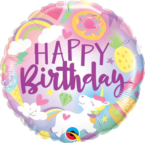 Fantastical Fun Birthday Single Foil Balloon