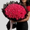 101 Dark Pink Rose Bouquet (Premium)
