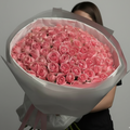 100 Pink Rose Bouquet Standard (Premium)
