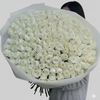 201 White Rose Bouquet (Elegance)