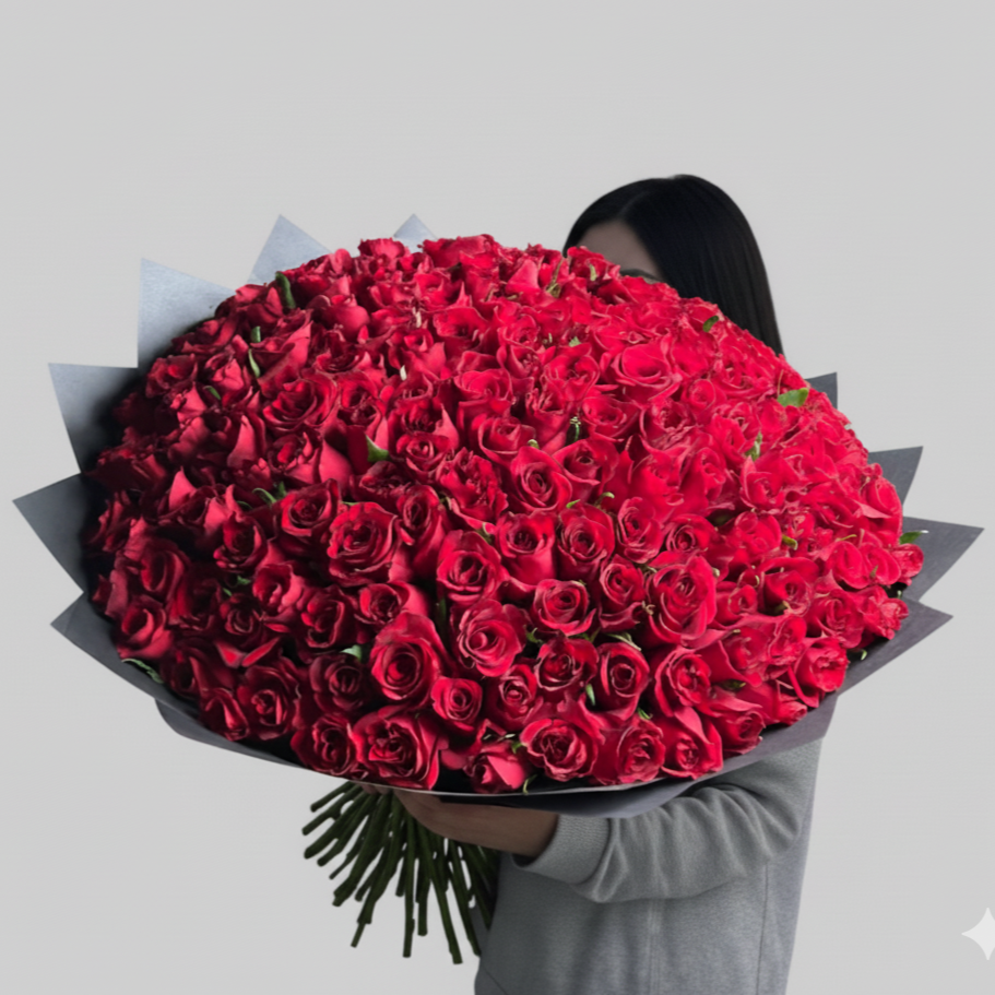 200 Red Rose Bouquet (Premium)