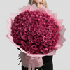 100 Purple Cool Blue Bouquet (Premium)