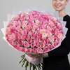 100 Double Shade Pink Bouquet (Premium)
