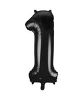 Giant Black Number 1 Balloon