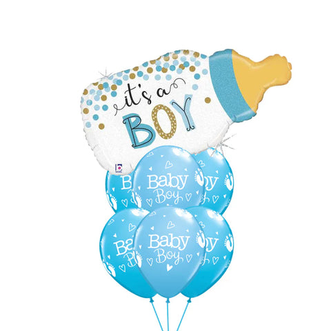 Giant Blue Baby Bottle Fab Gift Bouquet
