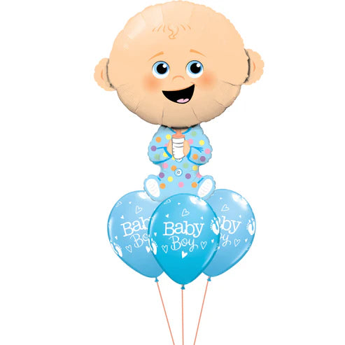 Giant Blue Baby Bouquet Floor Bouquet