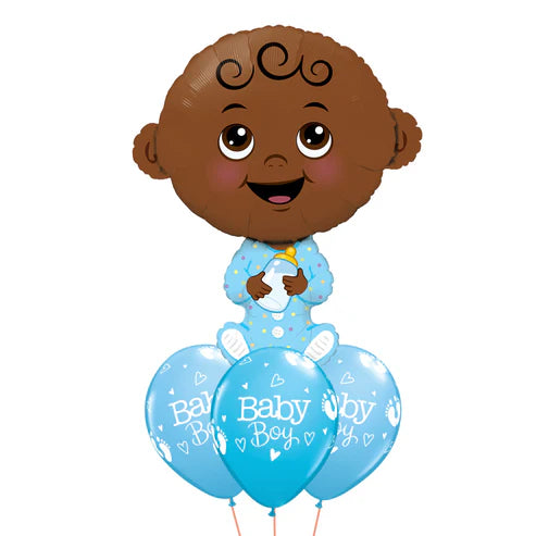 Giant Blue Baby Dark Floor Bouquet