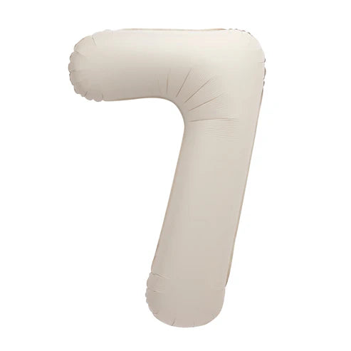 Giant Matte Nude Number 7 Balloon