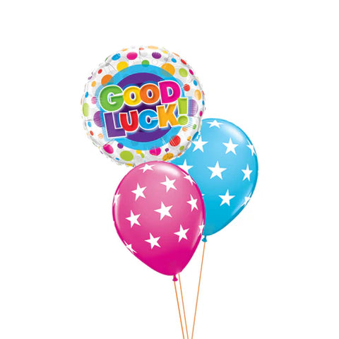 Good Luck Colourful Dots Balloon Table Centerpiece