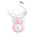 Graceful Swan Balloon Fab Gift Bouquet