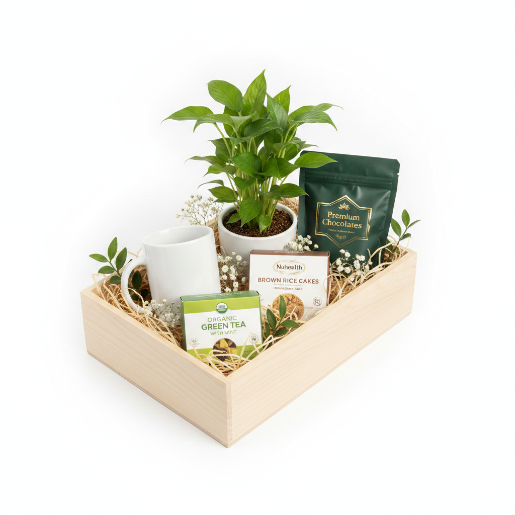 Green Serenity Wellness Gift Box