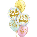 Hello Baby Balloon Floor Bouquet