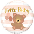 Hello Baby Bear Single Foil Balloon