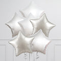 Ice Disco Stars Inflated 6 Foil Balloons