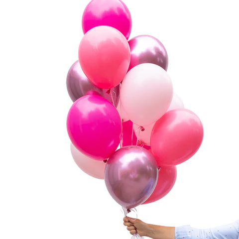 In The Pink Balloon Mix (11 Pieces)