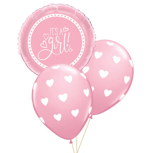 It's A Girl Balloon Table Centerpiece