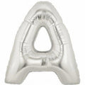 Letter A Silver Foil Balloon