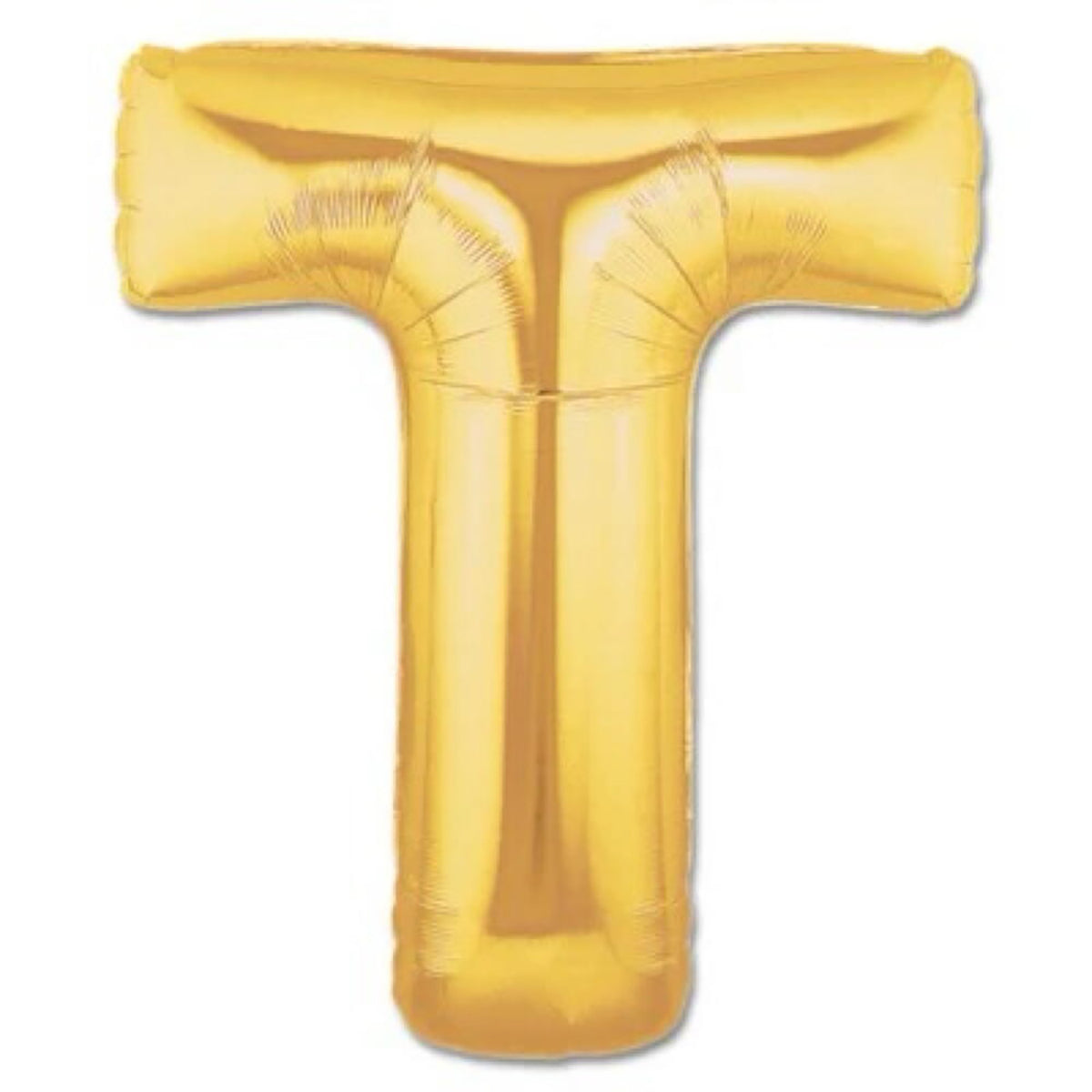 Letter T Golden Foil Balloon