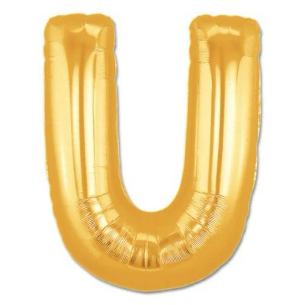 Letter U Golden Foil Balloon