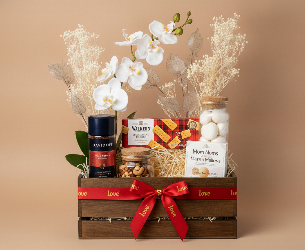 Luxury Orchid Coffee & Gourmet Gift Box