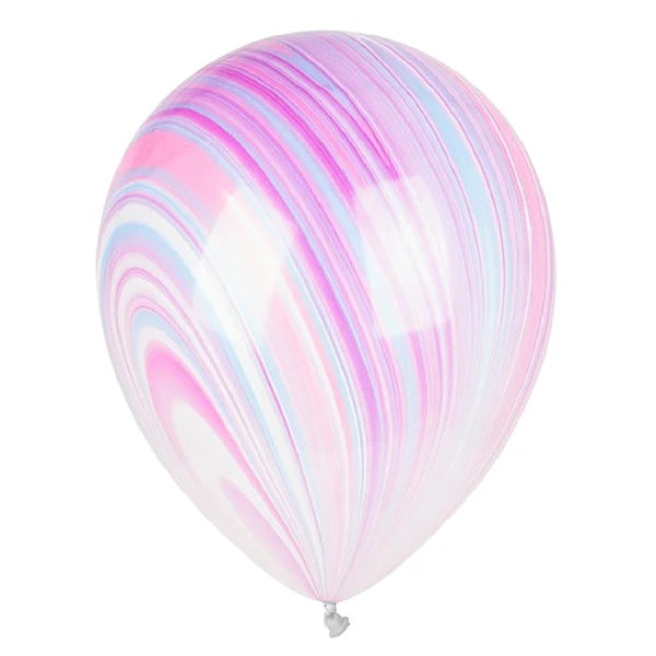 Marble Balloons - Berry Swirl (1 Piece)