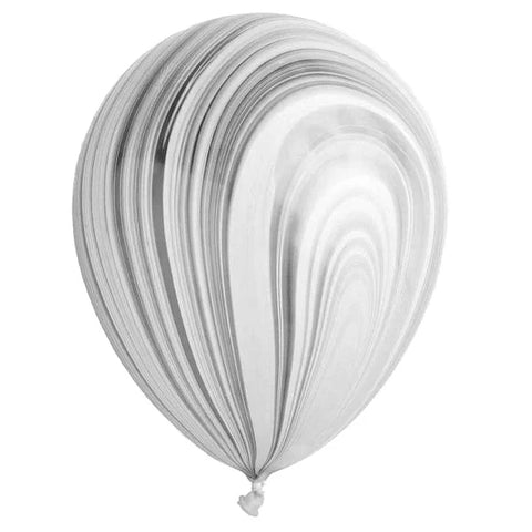 Marble Balloons - Black (1 Piece)