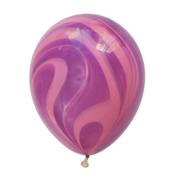 Marble Balloons - Pink Violet (1 Piece)