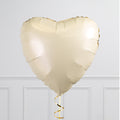 Neutral Baby Pink & Blue Hearts Inflated Single Foil Balloon