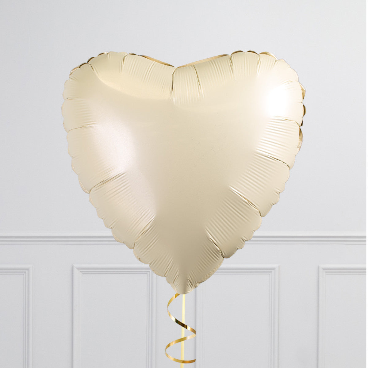 Neutral Baby Pink & Blue Hearts Inflated Single Foil Balloon