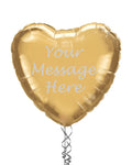 Personalized Any Color Heart Balloon